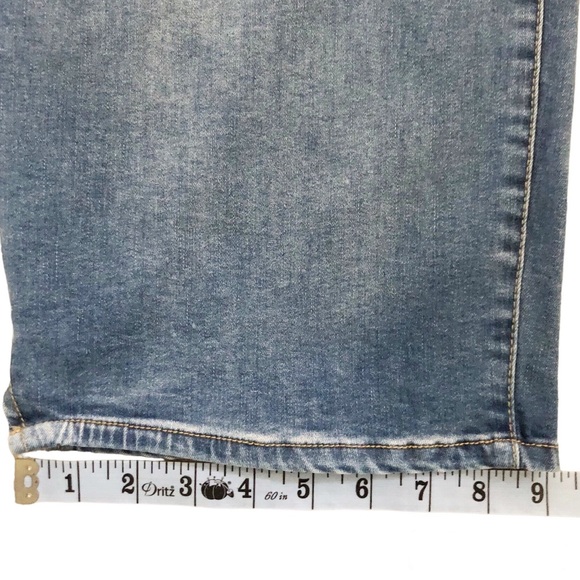 NYDJ Slim Straight Ankle Jeans Curves 360 Biscayne Light Wash Plus Size 28 NWT - Picture 9 of 12